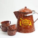 Vintage Coffee Pot & Cup Set / Coffee CADDY ビンテージ コーヒー ...