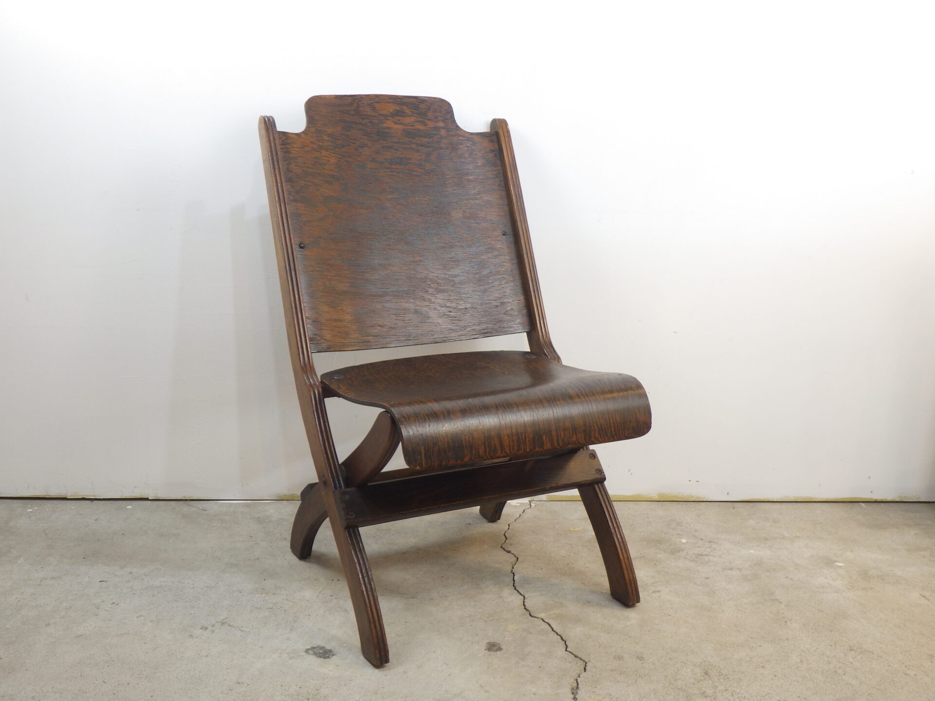 Vintage Folding Chair ビンテージ フォールディングチェア ウッド B ...