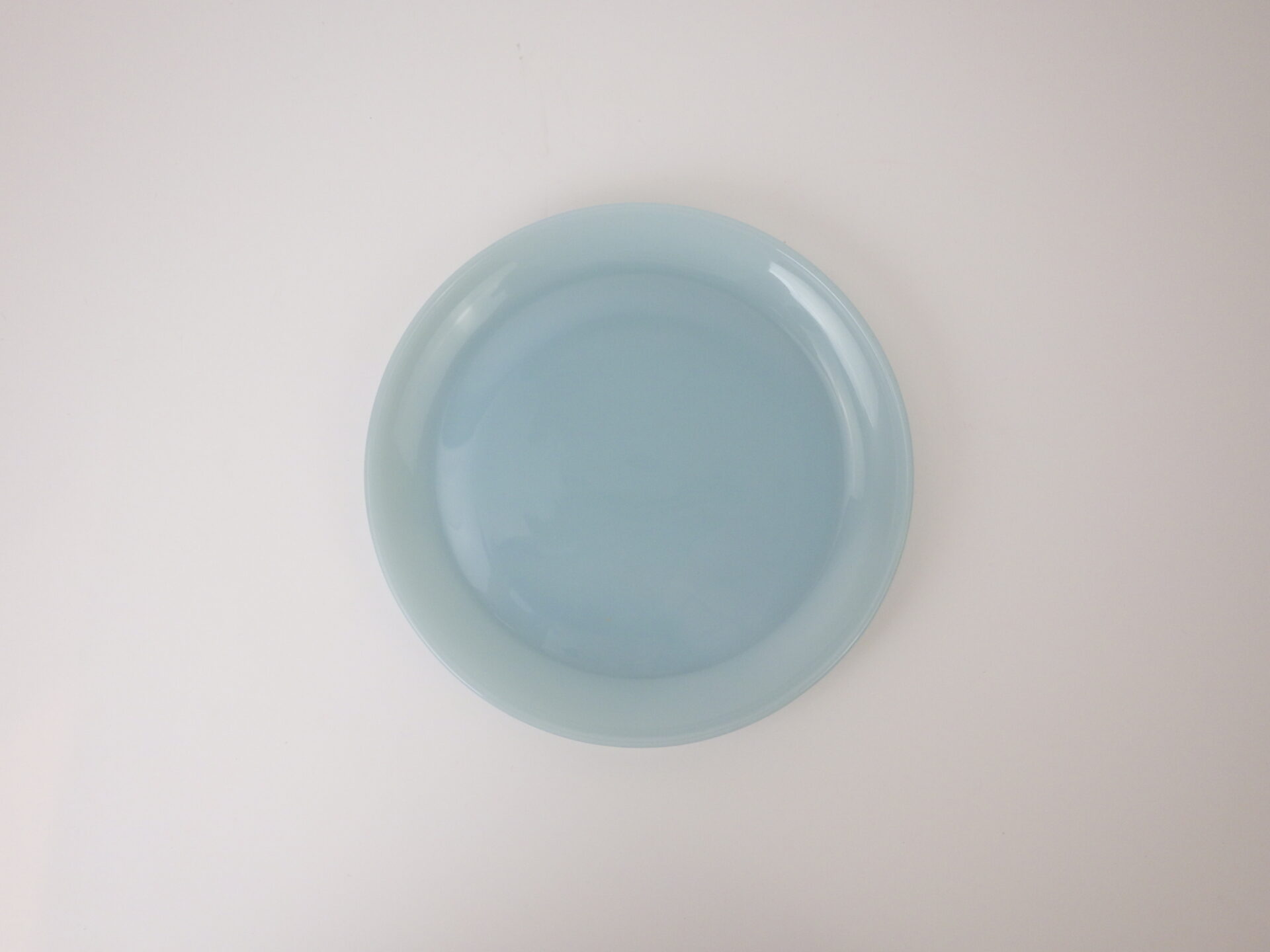 Fire king Turquoise Blue Dessert Plate ファイヤーキング ターコイズブルー デザートプレート B |  JAM-DAY